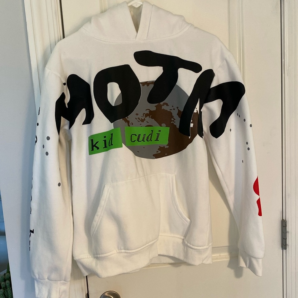 Kid Cudi Man On The Moon hoodie white medium great condition